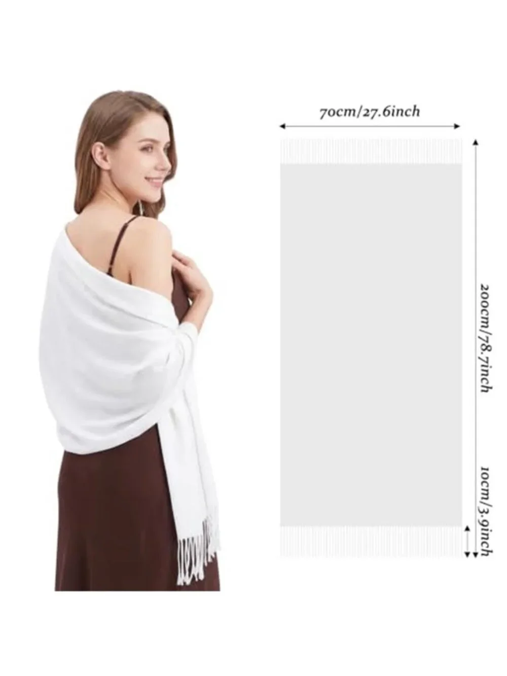 Women's Scarf Pashmina Shawls Wraps for Evening Dress Bridesmaid Wedding